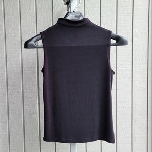 Y2K Sleeveless Stretch Blouse EUC Women's S Black | Western Connection
